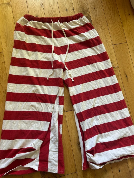 Free People Pants - Free People Dakota Pants. Red & White Striped